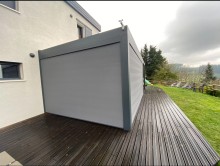 Notre zone d'activité pour ce service Pergola avec toile rétractable pour terrasse de restaurant