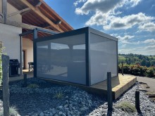 Notre zone d'activité pour ce service Pergola bioclimatique design avec spots et éclairage intégré