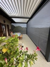 Notre zone d'activité pour ce service Pergola avec toile rétractable pour terrasse de restaurant